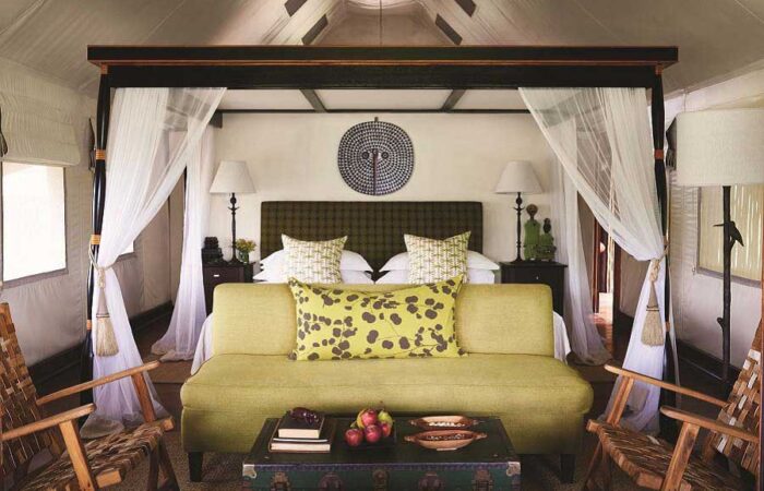 Khwai River Lodge – Tented Bedroom