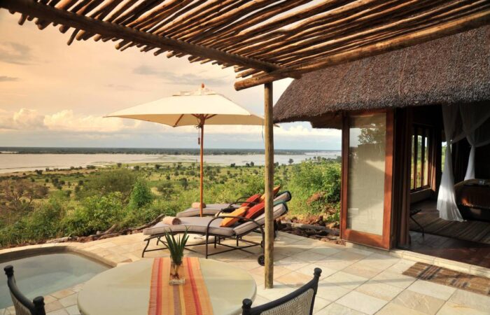 Ngoma safari lodge outside suite view